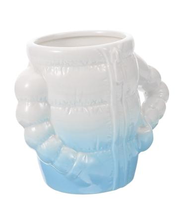 Iwowhero bowl for foaming shaving foam shaving shell shaving razor foam shell body -shaped coffee mug milk cup milk cup tool shaved shaving cup shaving accessories for men caricature