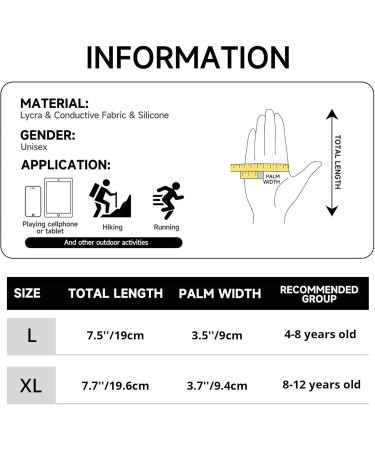 Milaiun Waterproof Winter Gloves for Kids | Warm Softshell Bicycle Gloves with Anti-Slip & Touchscreen | Sizes XL for Girls Ages 4-12 - Buy Online on GoSupps.com