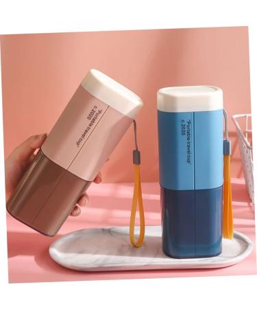 Beavorty 3-Piece Portable Toothbrush Storage Box & Toothpaste Case - Travel-Friendly Toothbrush Cups for Easy Organization - Buy Online on GoSupps.com