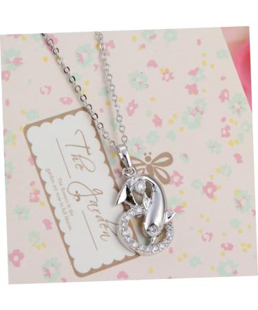 CALLARON Necklaces Hollow Necklace Pendant Creative Necklace Playing Dolphin Necklace Women Necklace Miss - Buy Online on GoSupps.com