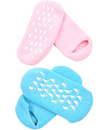 FOMIYES 2 Pairs Spa Soften Socks Salon Moisturizing Socks Silicone Forefoot Cushioning Socks Foot Care Booties Women Socks Lotion Sock Ladies Socks Moisture Socks Miss Heel Repair Socks - Buy Online on GoSupps.com