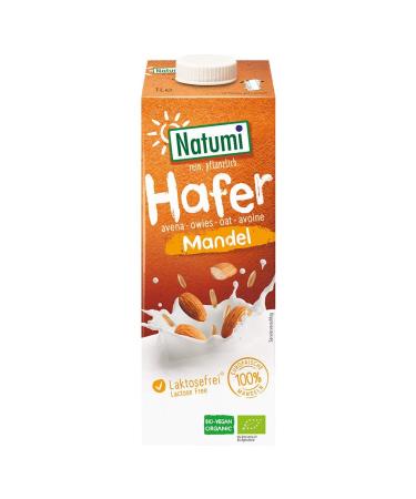 Natumi Organic Oat Drink Almond Pack of 12 (12 x 1 litre)