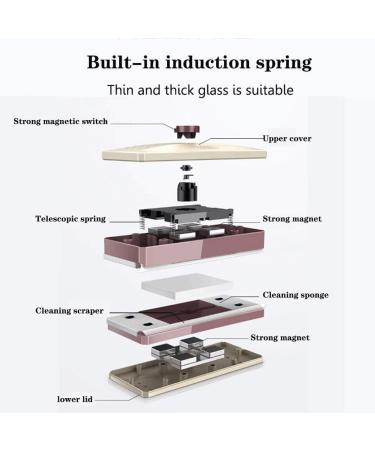 Magnetic Window Cleaner for Single Glazing Fit to Window Thickness - Glider Washing Glass Cleaning Brush Tools for High-Rise - Buy Online on GoSupps.com