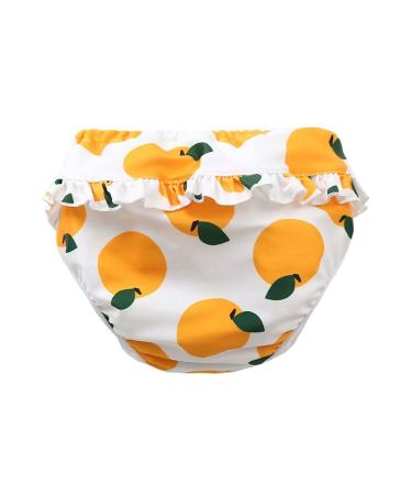 New adorable reusable baby swimming trousers girls swimming diaper for toddlers 0-4 years (small gray flowers XL-36-4lb/3-4 years) XL-36-4lb/3-4 years of small gray flowers