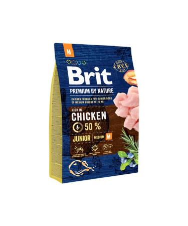 BRIT Premium by Nature Dog Junior M 3 kg