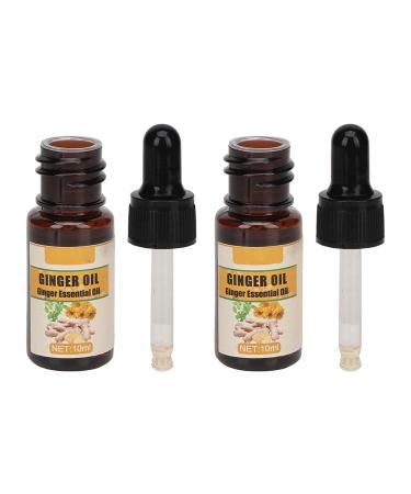 Ginger Oil 2 Pack - 10ml Lymphatic Massage Oil for Muscle Relief | Alternative Body Care Remedy - Buy Online on GoSupps.com
