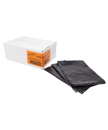 Garbage Bags - Extra Strong - 35" X 50"- Black - BOX/100