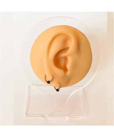 Silicone Ear Model Practice Piercing Tools Body Jewelry Ear Stud Tool Simulation Display Props for Jewelry Display Teaching Tool Right (Left) - Buy Online on GoSupps.com