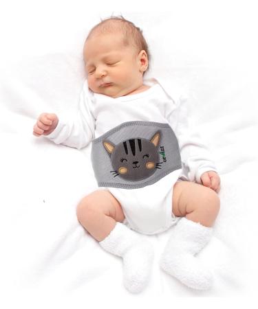 CEVVIZZ Baby Gas Relief Belly Band - Microwavable Thermal Waistband with Natural Cherry Pits for Gas Pains - Beautiful Gift Box - Grey - Buy Online on GoSupps.com