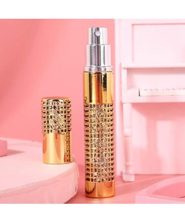 Verdant Touch Metal Perfume Bottle Refillable 5ml Metal Perfume Spray Bottle Essential Oil Travel AtomizerGold - Buy Online on GoSupps.com