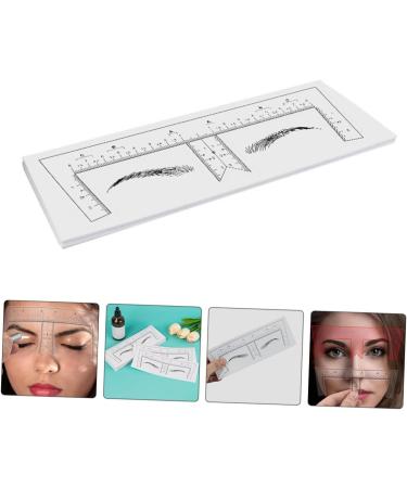 FOMIYES 10pcs Eyebrow Design Ruler Drawing Tool Brow Makeup Supplies Shape Eyebrow Trimming - Buy Online on GoSupps.com