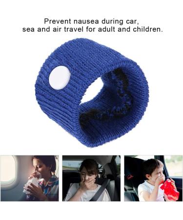 ANKROYU Anti Nausea Wristbands - 5 Colors, 1 Pair for Travel Sickness Relief - Ideal for Bus and Air Travel (Blue) - Buy Online on GoSupps.com