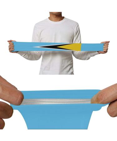 St Lucia Flag Arm Sleeves - Cooling UV Protection | PoeticCity Sports Gear - Buy Online on GoSupps.com