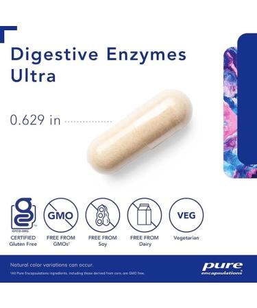 Pure Encapsulations Digestive Enzymes Ultra 180 caps - Advanced Formula for Digestive Support - Buy Online on GoSupps.com