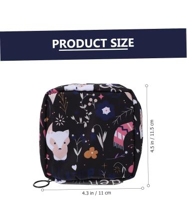 Aunt's Towel Storage Bag - Cute Wallet Mini Coin Purse | Period & Sanitary Napkin Holder | Assorted Color Nylon Nursing Pad Pouch - 1pc - Buy Online on GoSupps.com