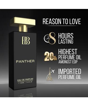 Bergamot Beaute Panther Eau De Parfum | Best Perfume for Men with Patchouli and Musky Long Lasting Premium Fragrance for Man EDP 100ml 3.4FL OZ - Buy Online on GoSupps.com