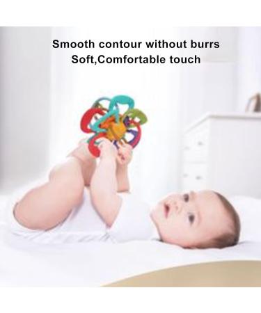 Baby Teething Toy Plastic Cement Baby Teether Teethers Baby Sensory Toys Ball for Children Infant - Buy Online on GoSupps.com