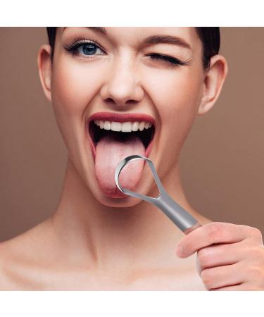 Healeved 2-Piece Stainless Steel Tongue Scrapers Set - Metal Tongue Cleaner with Storage Box for Adults - Buy Online on GoSupps.com