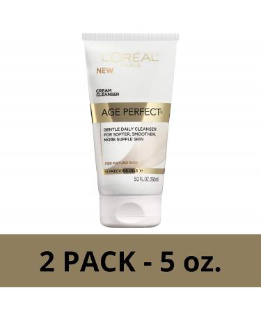 L'Oreal Paris Age Perfect Cream Cleanser 2 x 5 Fl Oz - Pack of 2 - Buy Online on GoSupps.com