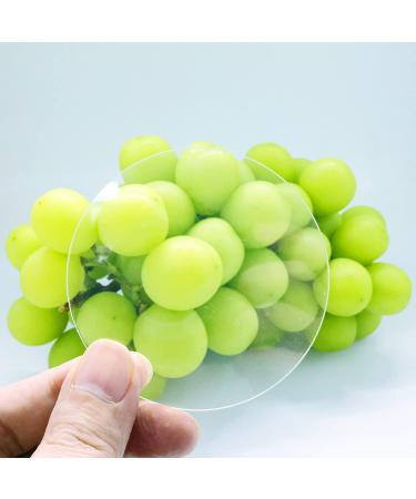 10Pcs 0.04 Thick Clear Acrylic Sheets - Transparent Round Panels for Picture Frame, Painting, DIY Crafts - 2.5 inch (6.35 cm) - Buy Online on GoSupps.com