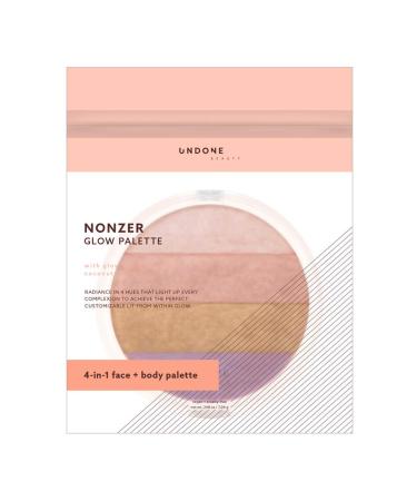 Undone Beauty 4-in-1 Highlighting Palette: Coconut Infused for Dewy Radiant Glow | Vegan & Cruelty-Free - Buy Online on GoSupps.com