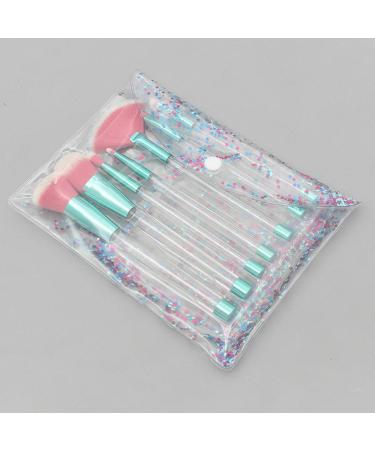 7pcs Glitter Makeup Brush Set | DIY Quicksand Handle | Foundation Powder & Blush Applicator for Flawless Makeup - Buy Online on GoSupps.com