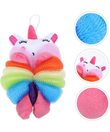 Beaupretty 4 pcs Children's Bath Balls & Sponges | Soft Exfoliating Shower Scrubs & Washcloths | Cute Baby Bath Accessories - Buy Online on GoSupps.com