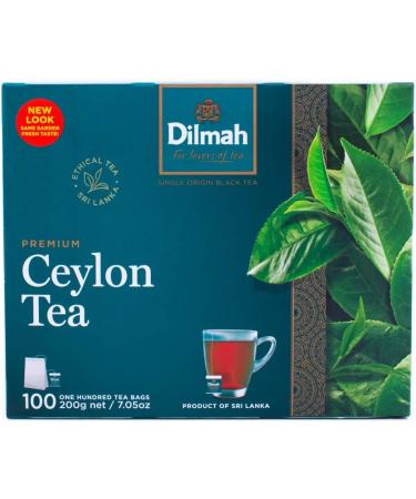 Dilmah Premium 100 Tea Bags x 2 Pack (Total 200 Bags) - Buy Online on GoSupps.com