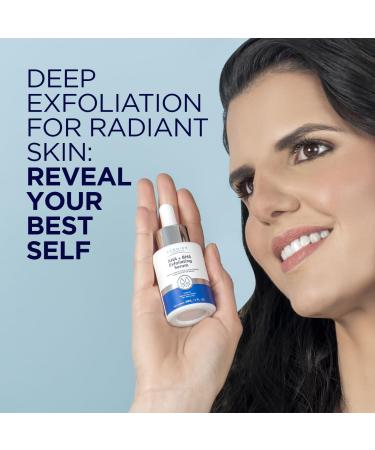 Dernier Exfoliating Serum with AHA + BHA 0.5% Face Wash Skin Care Lactic Acid Salicylic Acid Hyaluronic Acid for Hyperpigmentation & Pore Minimizing Cell Regenerator (1 fl oz) - Buy Online on GoSupps.com