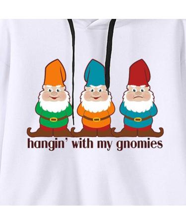 Bigfanshu in Women's Clothing Fashion Casual Loose Long Sleeve Striped Print Sweatshirt Tops White - Buy Online on GoSupps.com