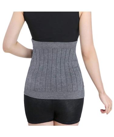 ITODA Warmer Lower Back Brace | Compression Abdominal Binder for Lumbar Support | Breathable Pain Relief Wrap for Men & Women - Grey L - Buy Online on GoSupps.com