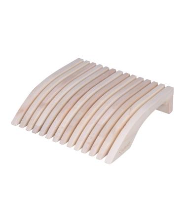 SULENO sauna headrest ESKE ergonomic made of robust aspen wood neck support head wedge sauna cushion sauna accessories