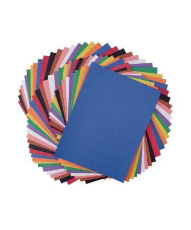 Assorted Colors 9x12 Heavyweight Construction Paper - 50 Sheets for Crafts & Art - Buy Online on GoSupps.com