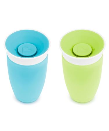 Munchkin Miracle 360 Toddler Sippy Cup Green/Blue 10 Oz - 2 Pack - Buy Online on GoSupps.com