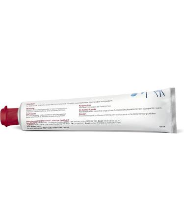 Red Seal Strong Mint Toothpaste - Extra Strong Mint Flavor with Dolomite Powder for Fresh Breath and Stain Removal - No Fluoride, Preservatives, Artificial Flavors or Colors - Single Pack - Buy Online on GoSupps.com
