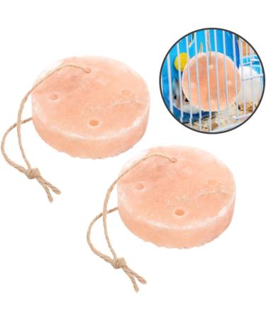BESPORTBLE 2pcs Pet Saline Small Mineral Salt Block Rabbit Salt Licking Pet Supplies Mineral Saline Pink - Buy Online on GoSupps.com