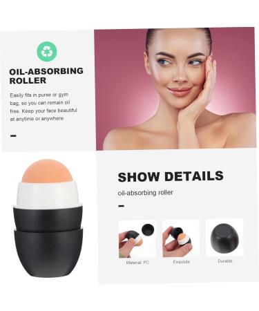 DOITOOL Volcanic Stone Oil-absorbing Ball Skin Care Tools Portable Face Roller Oil-absorbing Rolling Ball 5x3cm Black - Buy Online on GoSupps.com
