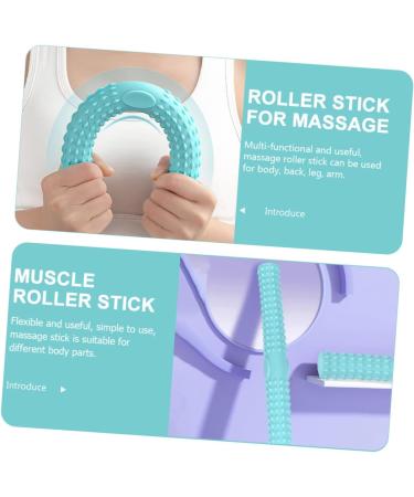 Premium Muscle Massage Roller Stick - Effective Massage Tools for Pain Relief & Relaxation - Buy Online on GoSupps.com