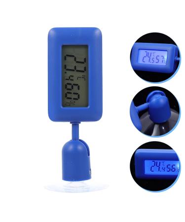 Frcolor Digital Reptile Hygrometer & Thermometer for Bartagame Tanks - Accurate Temperature Monitoring & Display | Sky Blue 10x3x1.5cm - Buy Online on GoSupps.com