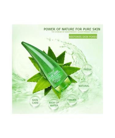 Aloe Vera 99% Essence Gel Cream Soothing Moisturizer for Acne & After-Sun Repair 260ml - Buy Online on GoSupps.com