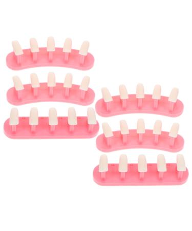 FRCOLOR 2 Boxes Tips Practice Display Stand Nail Art Holder Stand Nail Rest Stand Nail Art Tip Holders Nail Practice Rack Tip Stand for Nails Nail Practice Holder Nail Tools Base Manicure 14.2X7.2X1cm As Shown