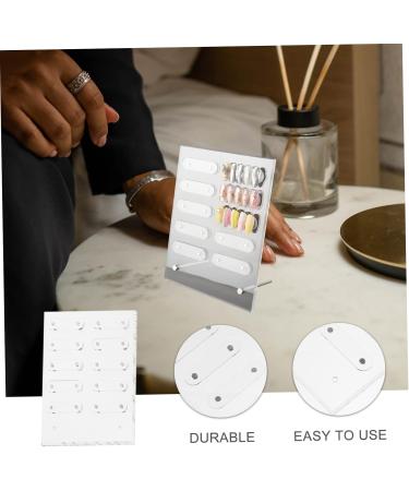 FRCOLOR 1 Set Nail Display Board Women Ideas Womens Ideas Nail Art Display Board Nail Gel Color Showing Board Nail Display Stand Peg Board Display Stand False Tip Display Rack 20x16cm Transparent 1 - Buy Online on GoSupps.com