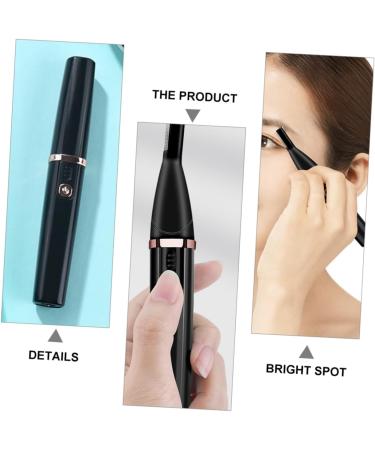 FRCOLOR Electric Eyebrow Trimmer & Facial Hair Remover - Efficient Epilator for Precision Grooming (Black 14.5X1.7cm - Buy Online on GoSupps.com