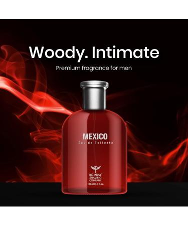 Bom.bay Shaving Company Perfum For Unisex| Mexico Premium Fragrances For Men 100ml | long lasting perfume |Pack of 1 - Buy Online on GoSupps.com