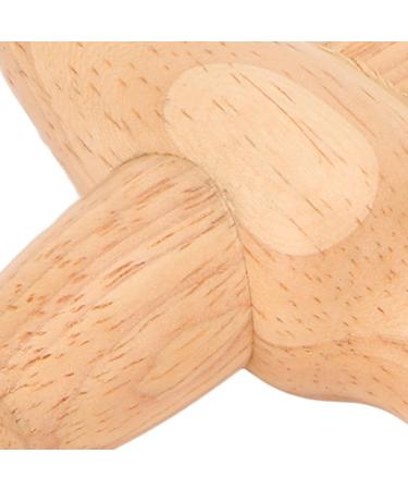 Fockety Cross-Shaped Wooden Trigger Point Massager | Lymphatic Drainage & Muscle Pain Relief Tool - Buy Online on GoSupps.com