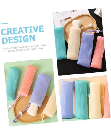 BIUDECO 6 Pcs Soap Bag Foam Net Soap Savers Mesh Soap Pouch Bag Soap Mesh Holders Small Mesh Bags or - Buy Online on GoSupps.com