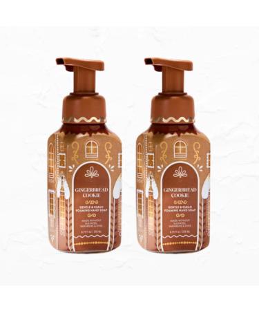 Gingerbread Cookie Gentle & Clean Foaming Hand Soap (Pack of 2) 8.75 Fl Oz each (Packaging Design Styles May Vary)