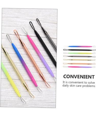 NOLITOY 7pcs Facial Pimple Removal Tool Extractor Cleaning Mixed Comedone Beauty Kits Steel Tools Needles - Buy Online on GoSupps.com
