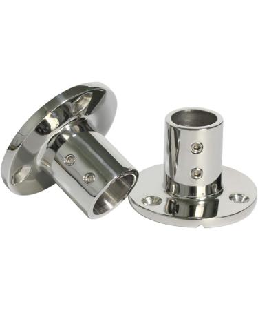 NRC&XRC Heavy Duty 316SS Marine Boat Hand Rail Fittings 30 Degree Round Base for 7/8'' Tube - 90 Degree Angle - Buy Online on GoSupps.com