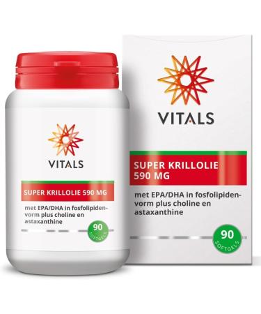 Shop Vitalis Super Krill Oil 590 mg - 90 Softgel Capsules with EPA/DHA Choline & Astaxanthin | Pure & Highly Absorbable International Shipping - Buy Online on GoSupps.com